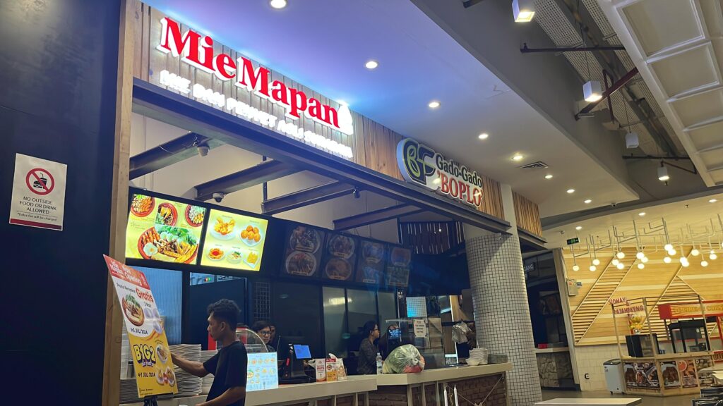 mie mapan di mega kuningan jaksel